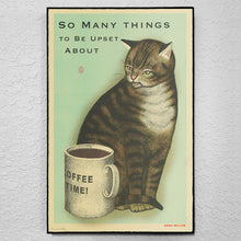 Load image into Gallery viewer, Upset Cat Risograph