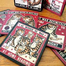 Load image into Gallery viewer, Drunk Cat Coasters