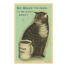 Load image into Gallery viewer, Upset Cat Risograph
