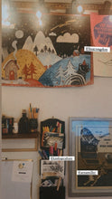 Load image into Gallery viewer, They Got a Surprising Amount of Work Done (Ball of Yarn, Buy Now) - Print By Arna Miller