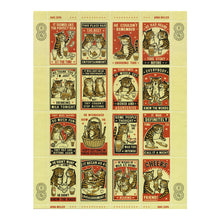 Load image into Gallery viewer, STAMPS - Drunk Cat Stamp Sheet