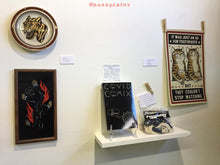 Load image into Gallery viewer, Drunk Cat Series Print - It Was Just An Ad for Toothpaste but They Couldn't Stop Watching - By Arna Miller and Ravi Zupa