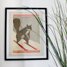 Load image into Gallery viewer, Skiing Squirrel
