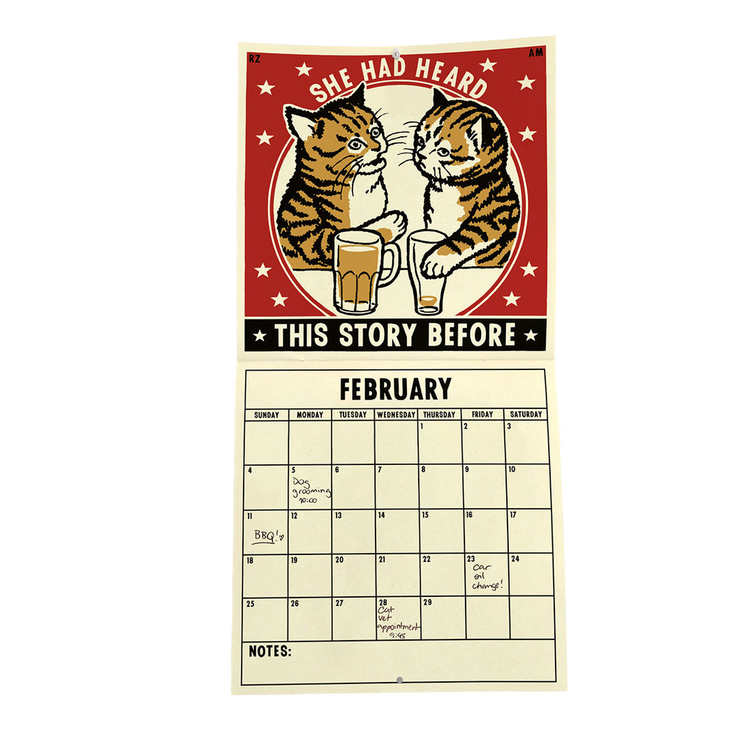 Last Call Cats - 2024 Calendar