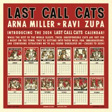 Load image into Gallery viewer, Last Call Cats - 2024 Calendar
