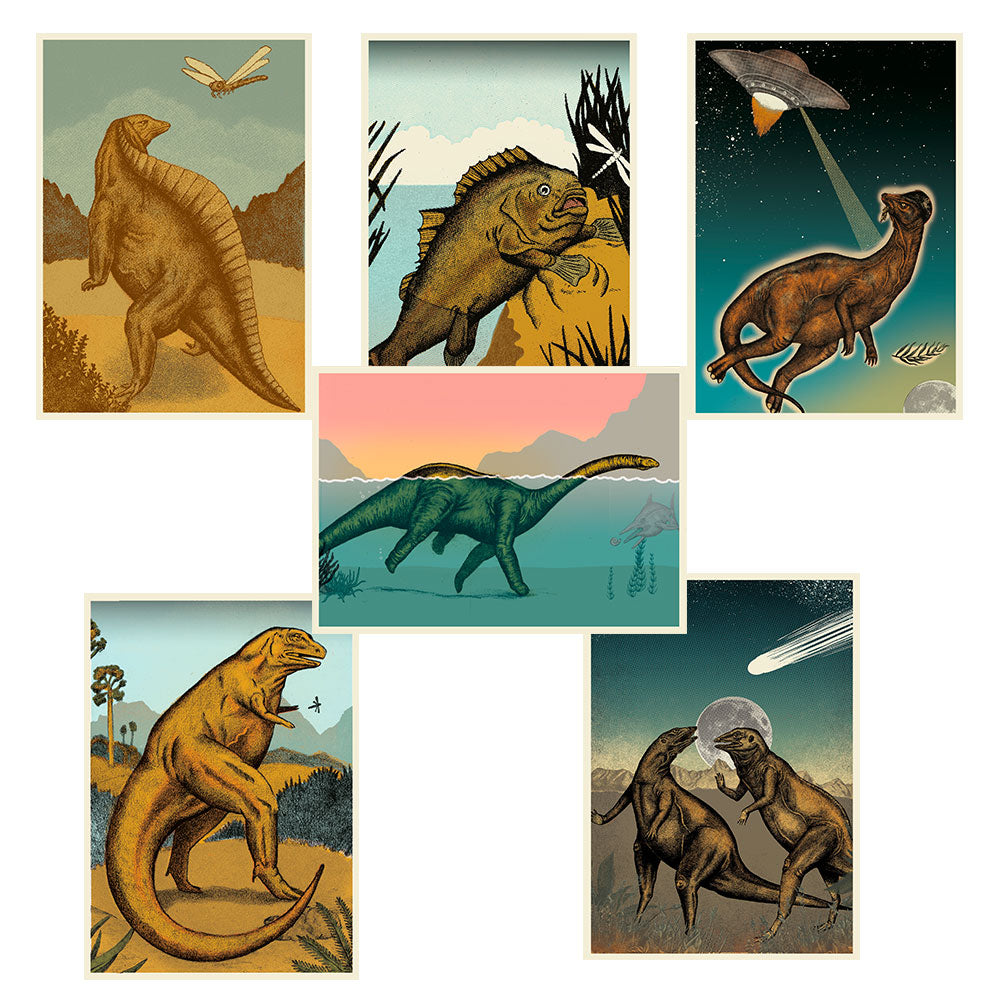 Dino Greeting Cards