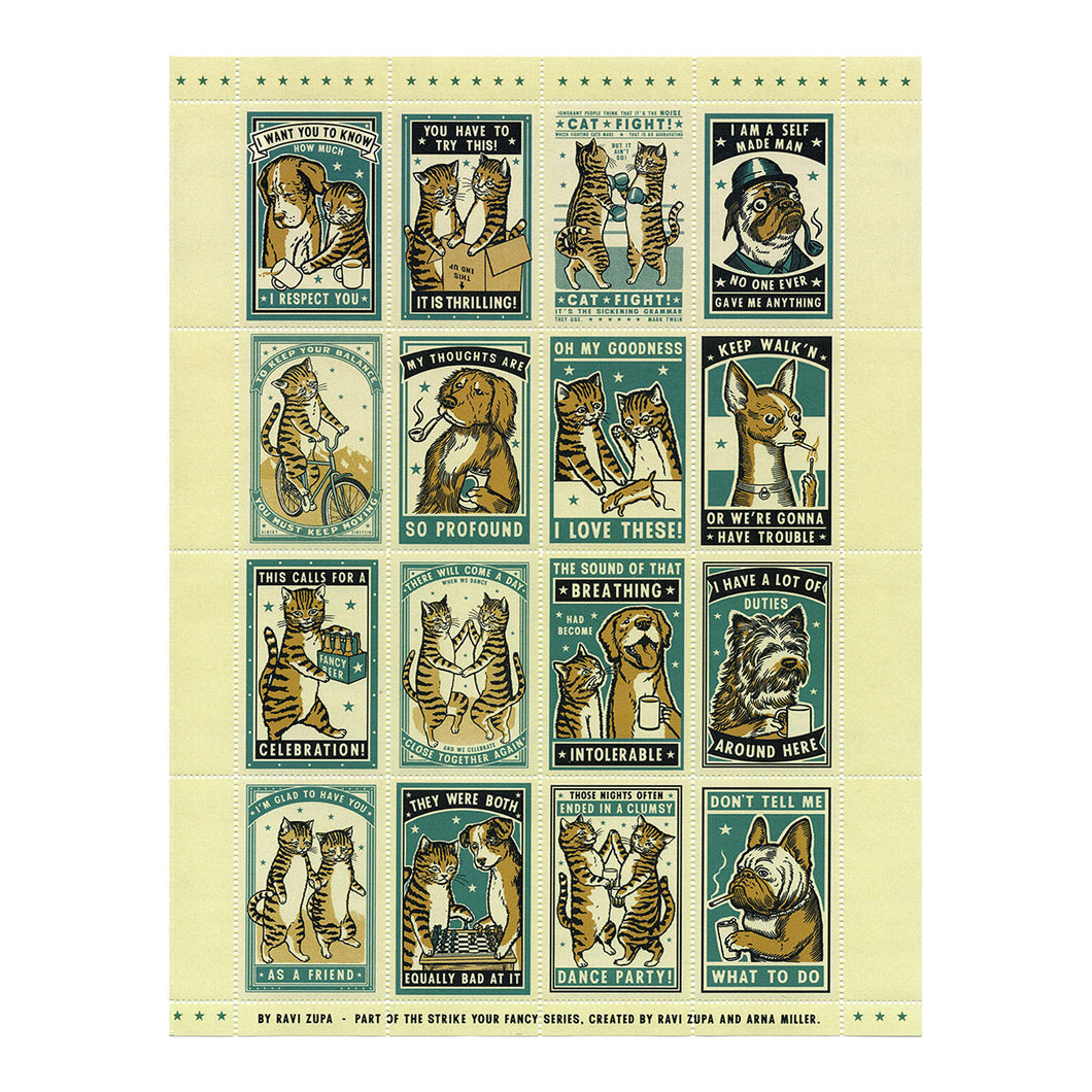 STAMPS - Complicated Friendships Stamp Sheet