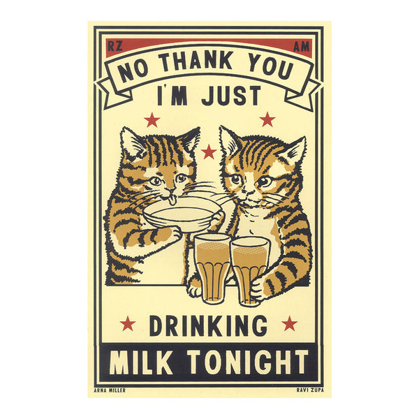 Cat Drinking Strawberry Milk Poster for Sale by DoseOfKawaii