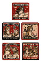Load image into Gallery viewer, Drunk Cat Coasters
